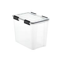 The Container Store 36 qt. Weathertight Tote Clear