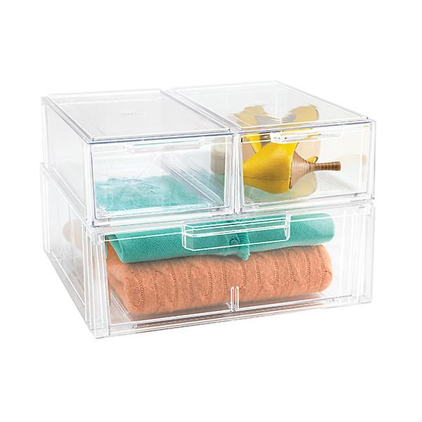 Clear Stackable Small Shoe Drawer | The Container Store