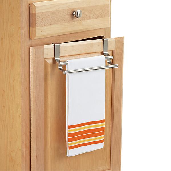 iDesign Stainless Steel Over the Cabinet Double Towel Bar | The Container  Store