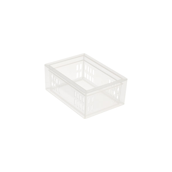Large Stackable Organizer Tray Translucent, 9-1/2 x 13 x 2-3/4 H | The Container Store