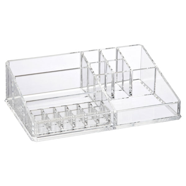 duft damp tempereret Luxe Large Acrylic Makeup Organizer | The Container Store