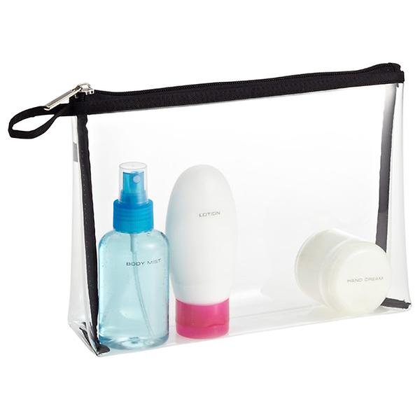 A simple 1-quart Ziploc bag can work well to store all your toiletries. If  you