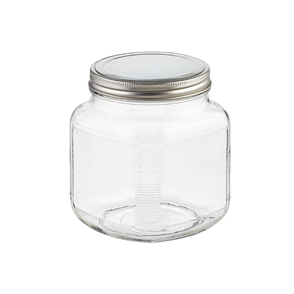 Anchor Hocking Glass Cracker Jars with Aluminum Lids | The Container Store
