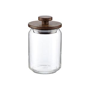 Artisan Glass Canisters with Walnut Lids | The Container Store