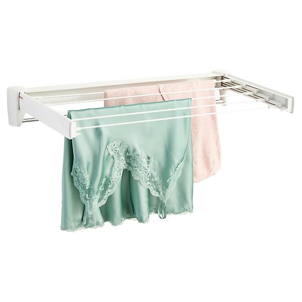 Fold-Away Wall-Mounted Clothes Drying Rack | The Container Store