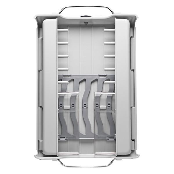 Crate&Barrel OXO ® Aluminum Fold-Flat Dish Rack