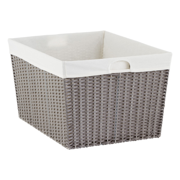 Montauk Rectangular Basket | The Container Store