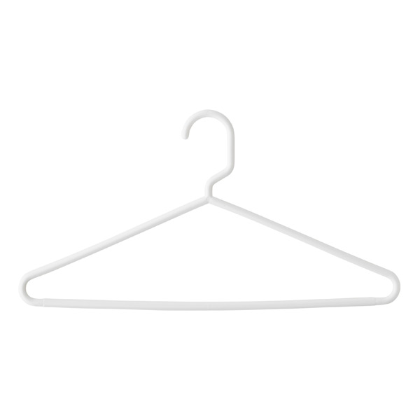 Classic Tubular Hangers - White, Grey & Black Plastic Hangers | The  Container Store