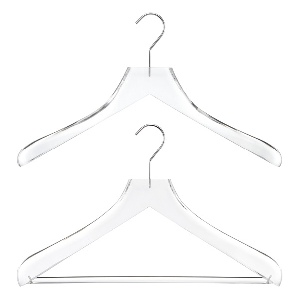 Superior Acrylic Coat Hangers | The Container Store