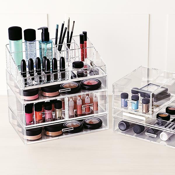 Luxe Large Acrylic Makeup Organizer | The Container Store