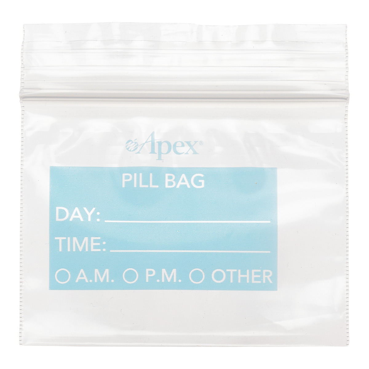 Tablet Drug Packaging Ziplock Pill Bags , Medicine Plastic Bag