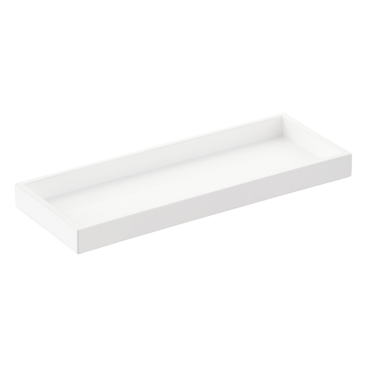 White Lacquered Vanity Tray | The Container Store