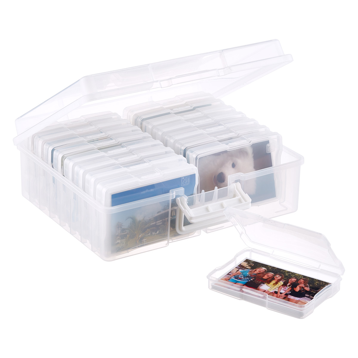 Fule Photo Storage Boxes 4x6 Photograph Picture Album Organiser Craft  Container