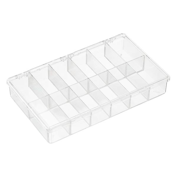 12-Compartment Clear Box | The Container Store