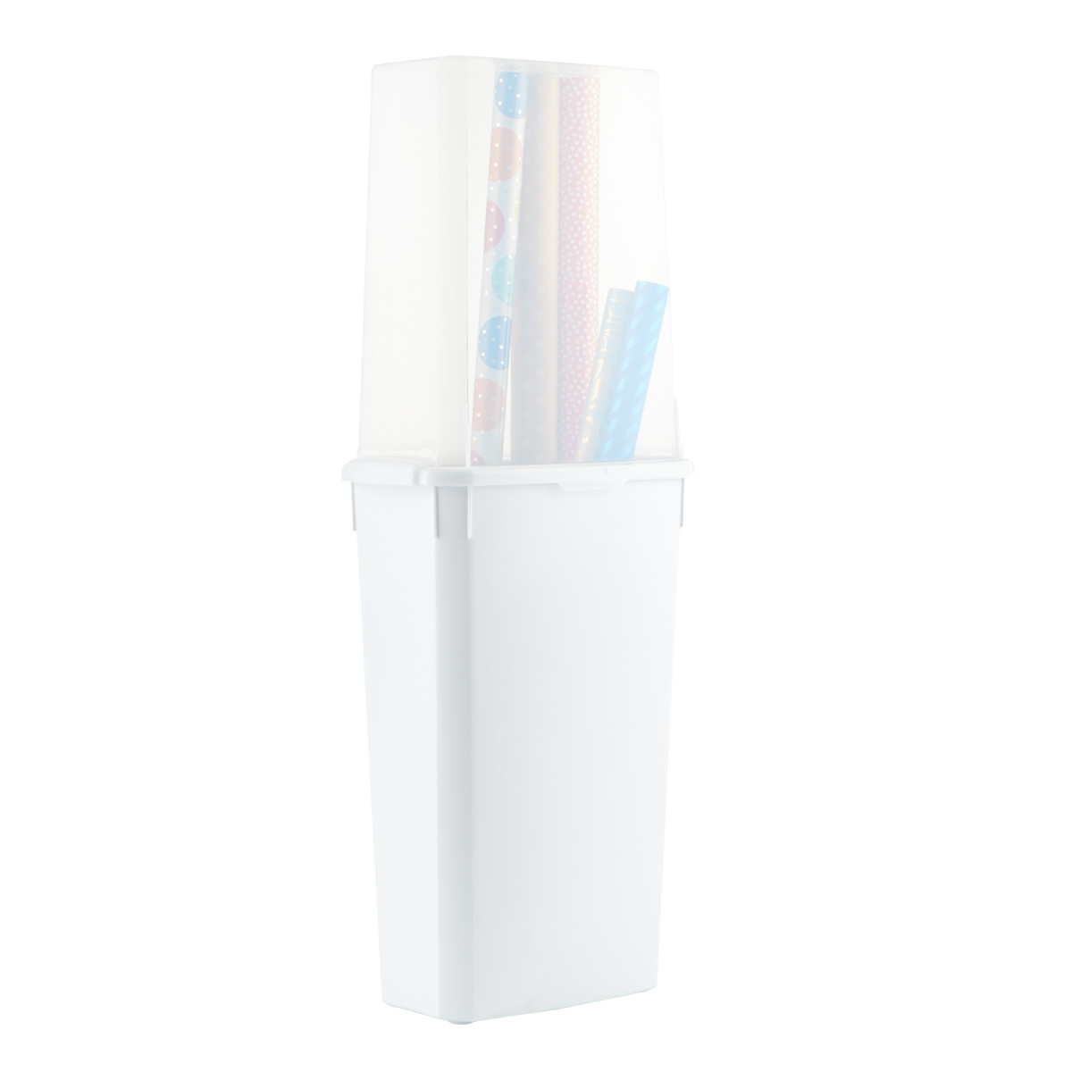 Iris Clear Vertical Gift Wrap Box | The Container Store