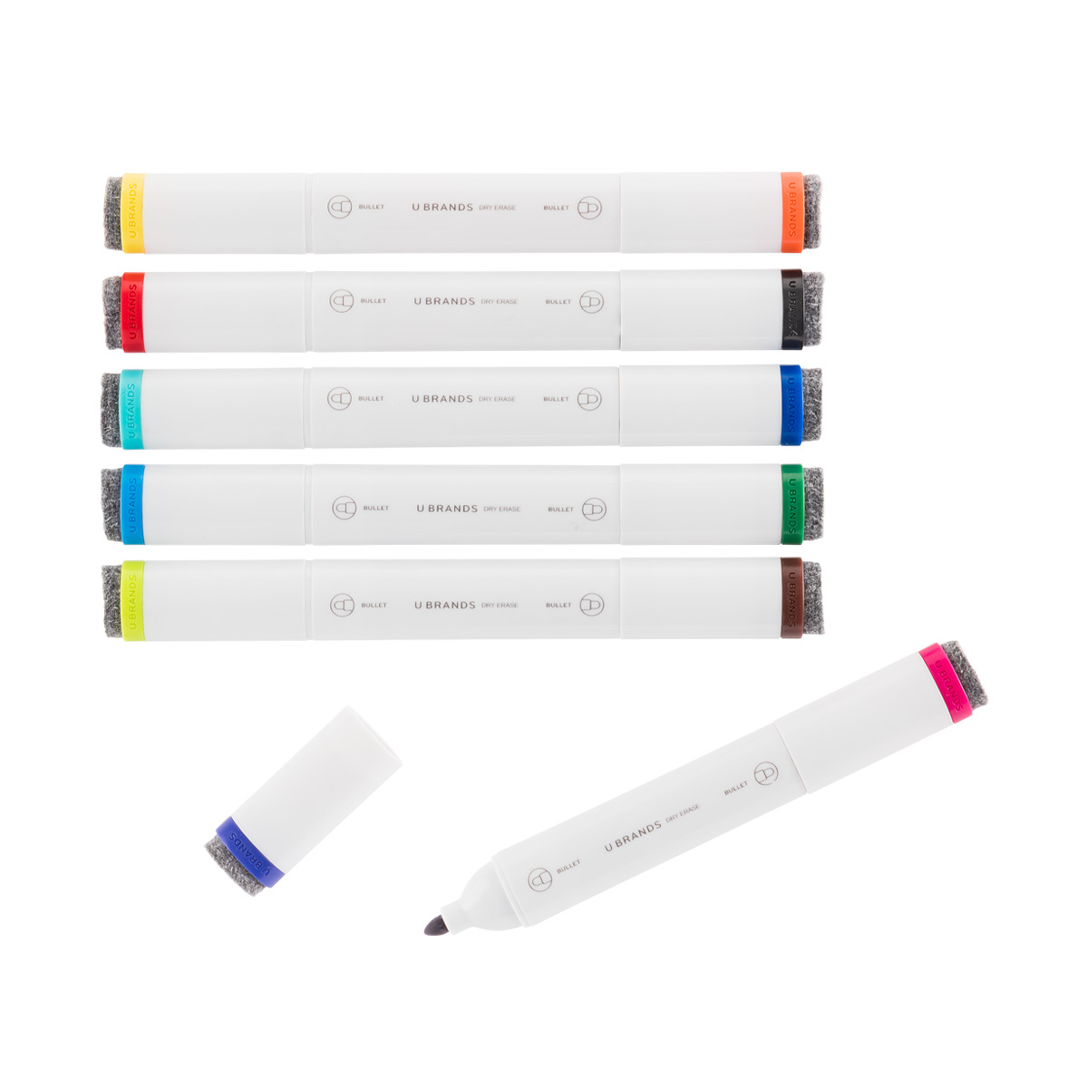 U-Brands Dual-Tip Dry Erase Markers | The Container Store
