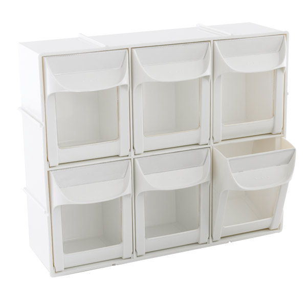 Modular Flip-Out Bins | The Container Store