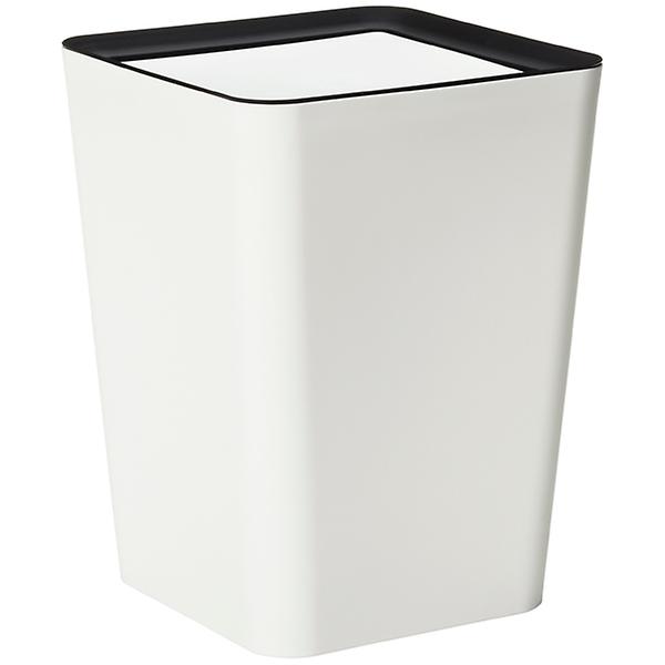 White Flip Bin Trash Can | The Container Store