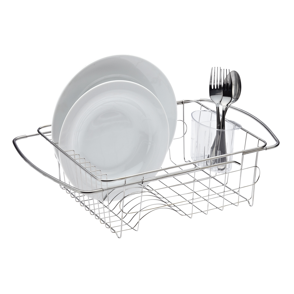 Stainless Steel In-Sink Dish Drainer | The Container Store