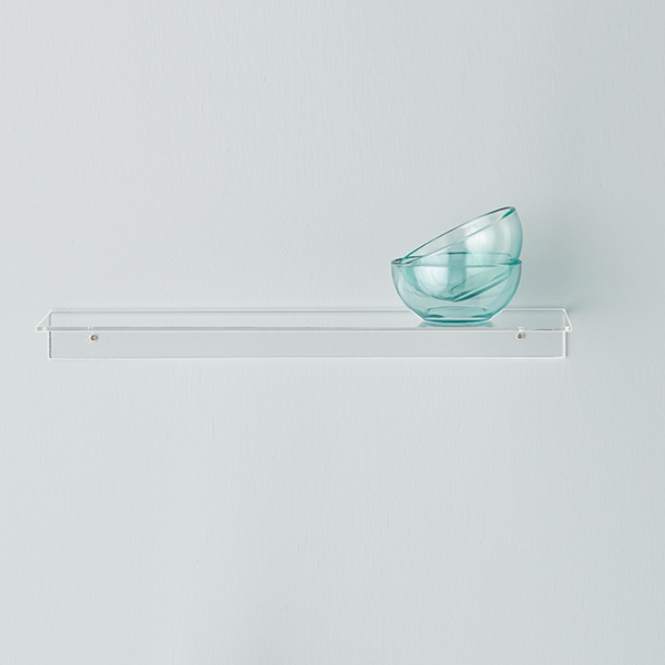Single Acrylic Wall Shelves | The Container Store