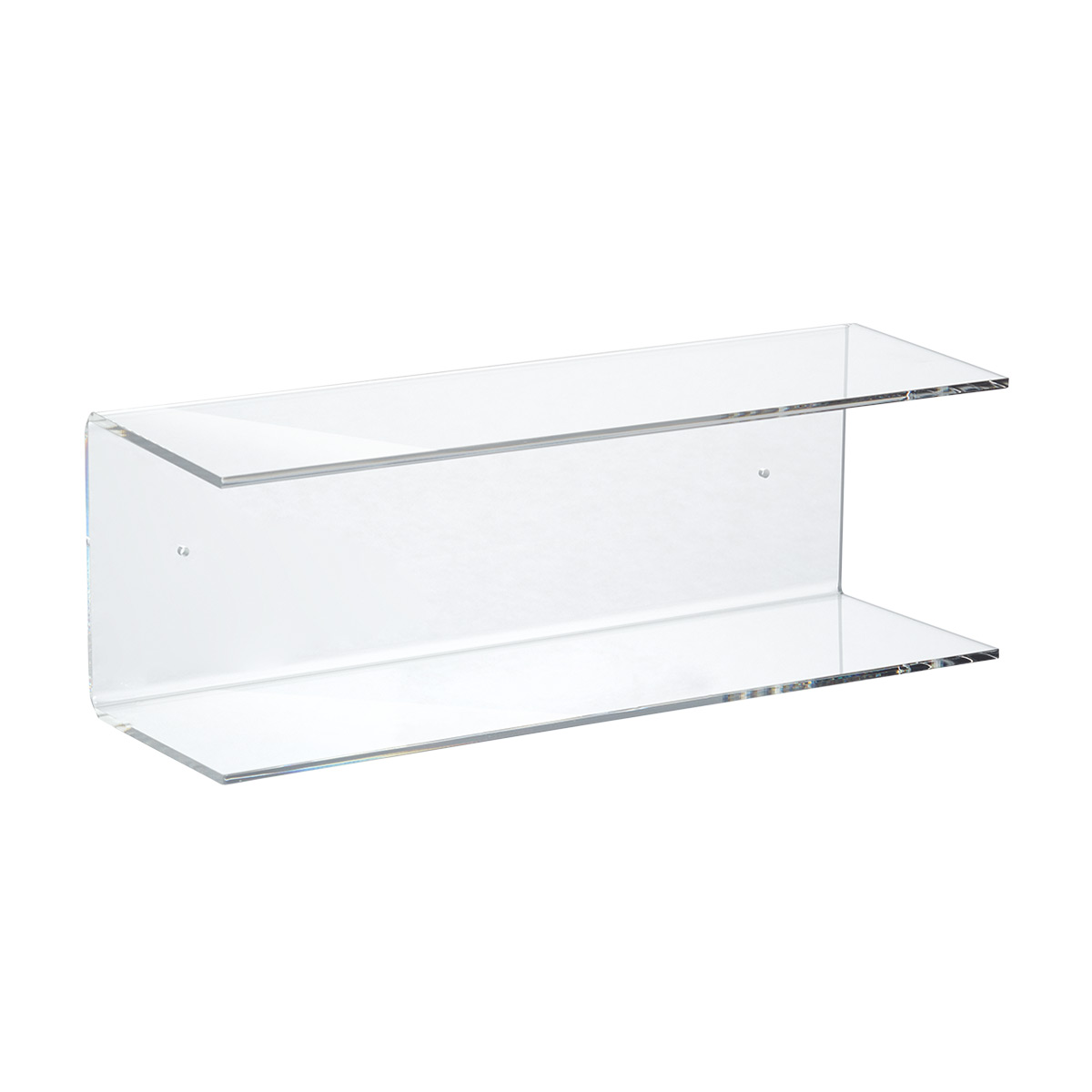 Double Acrylic Wall Shelf | The Container Store