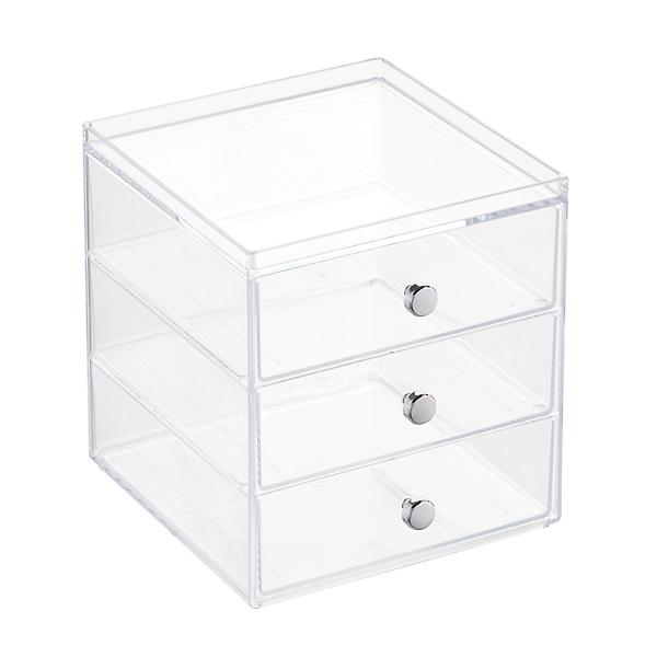 iDesign Clarity 4-Drawer Makeup Storage Starter Kit | The Container Store