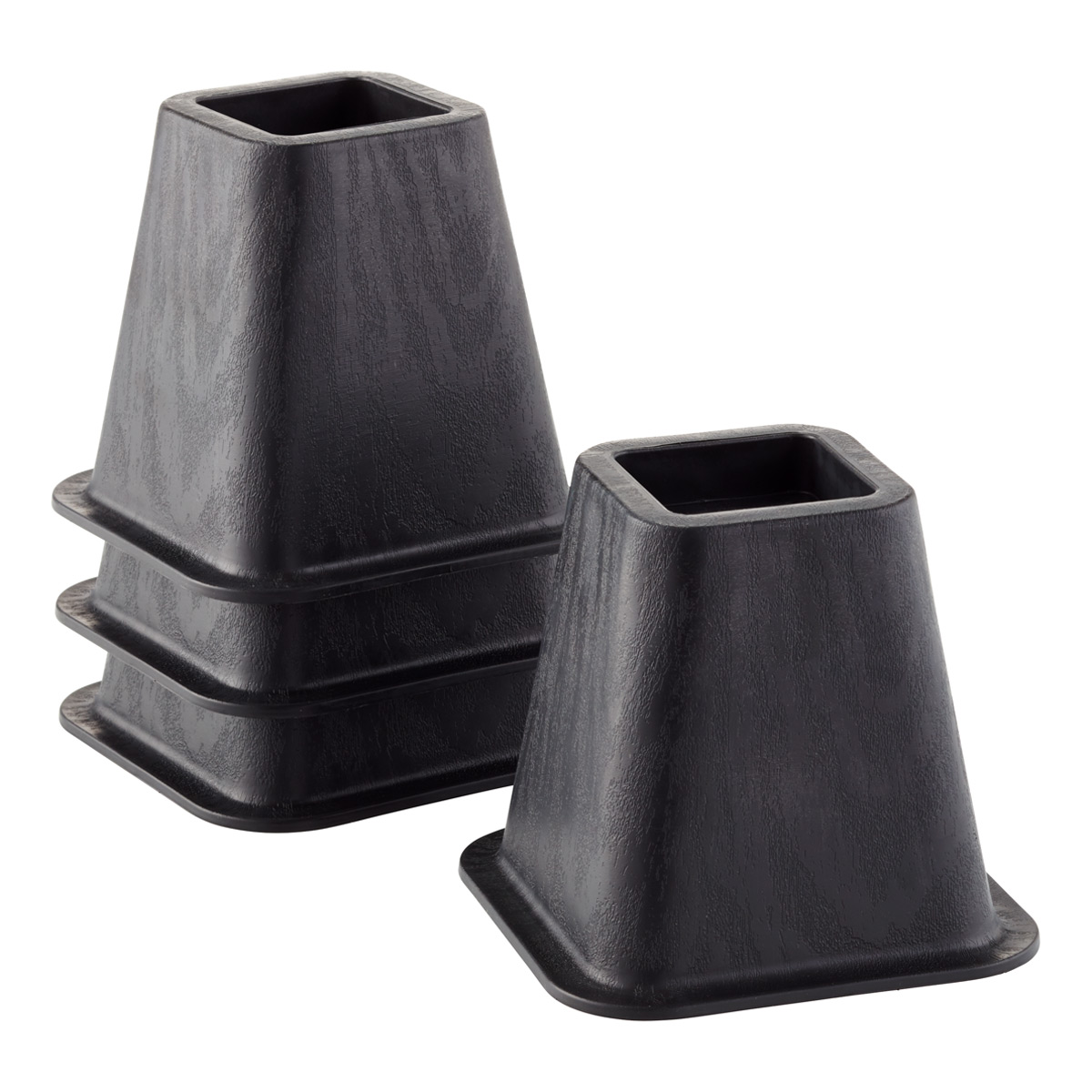Black Bed Risers | The Container Store