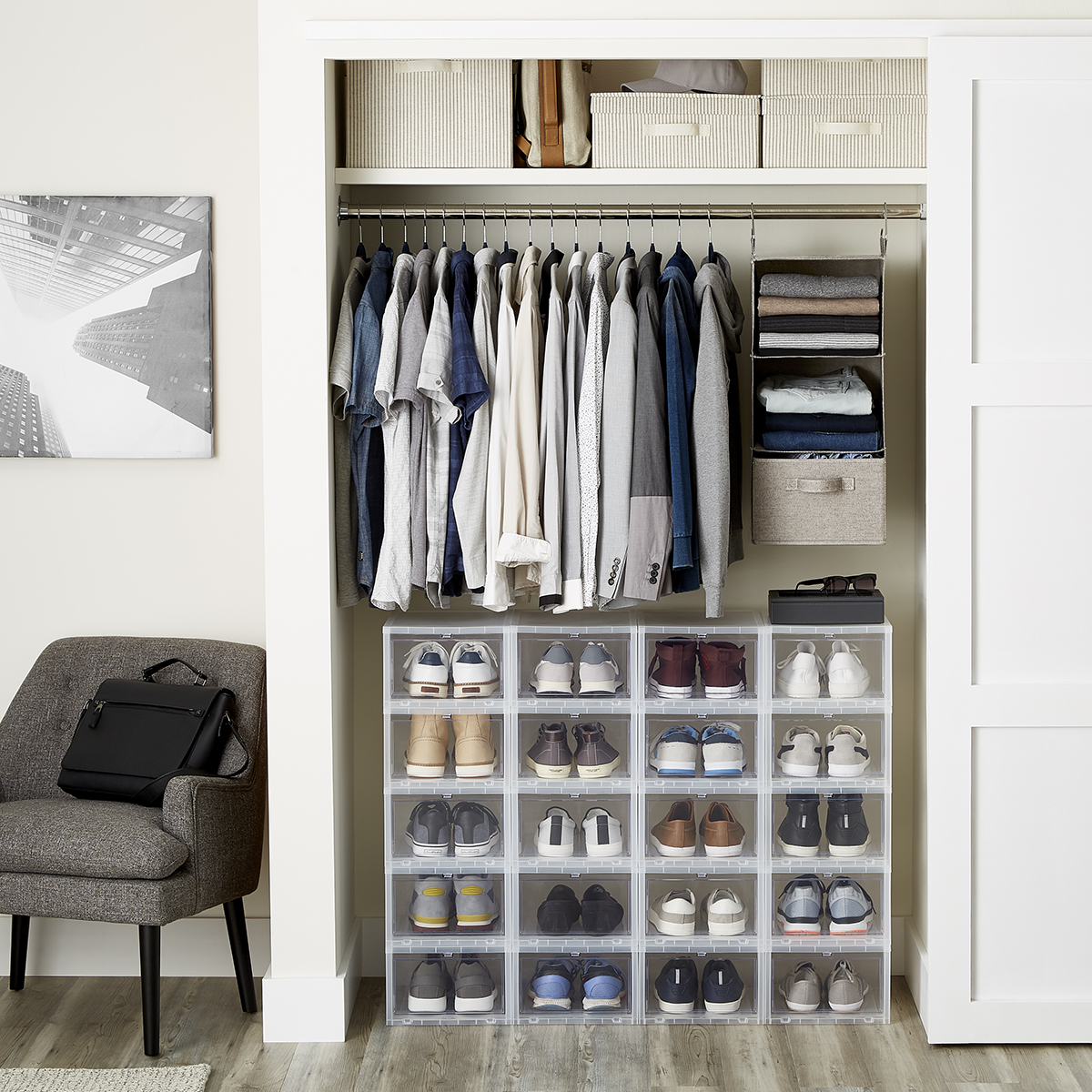 Men's Small Closet | The Container Store