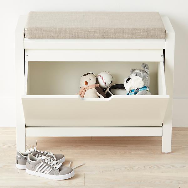 Clybourn Storage Bench | The Container Store