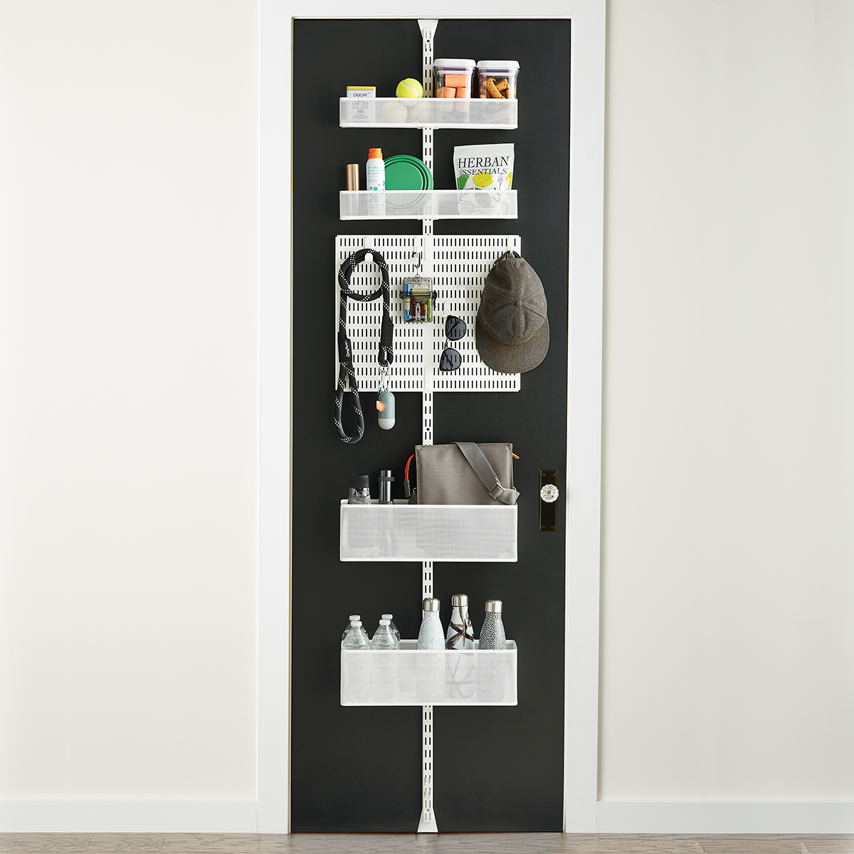White Elfa Over the Door Rack | The Container Store