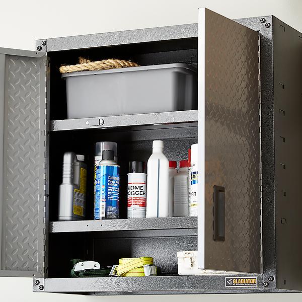 Gladiator Silver Tread Full-Door Wall-Mounted GearBox | The Container Store