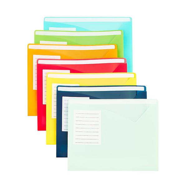 Write-On Poly File Folders | The Container Store