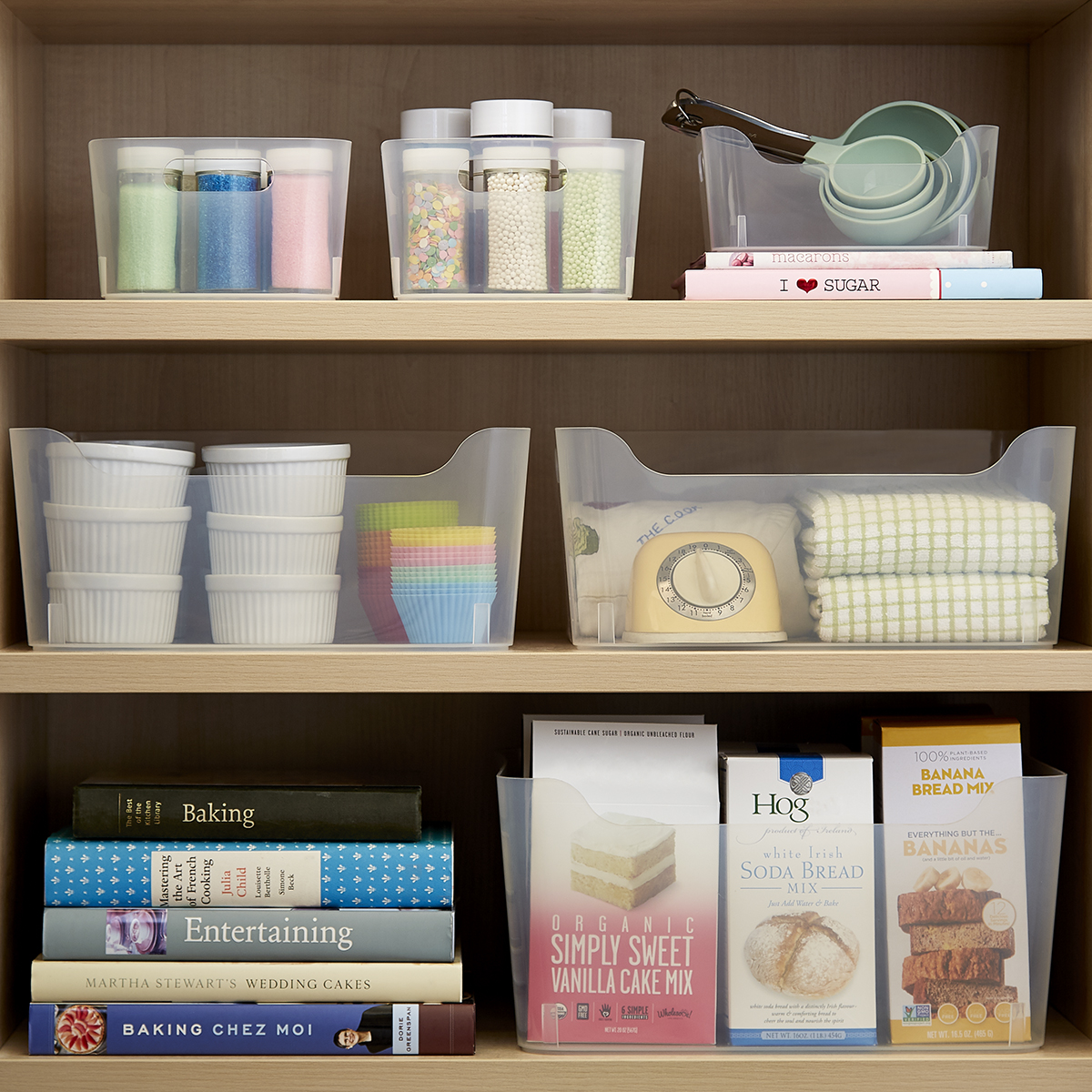 Clear Plastic Storage Bins with Handles Starter Kit | The Container Store