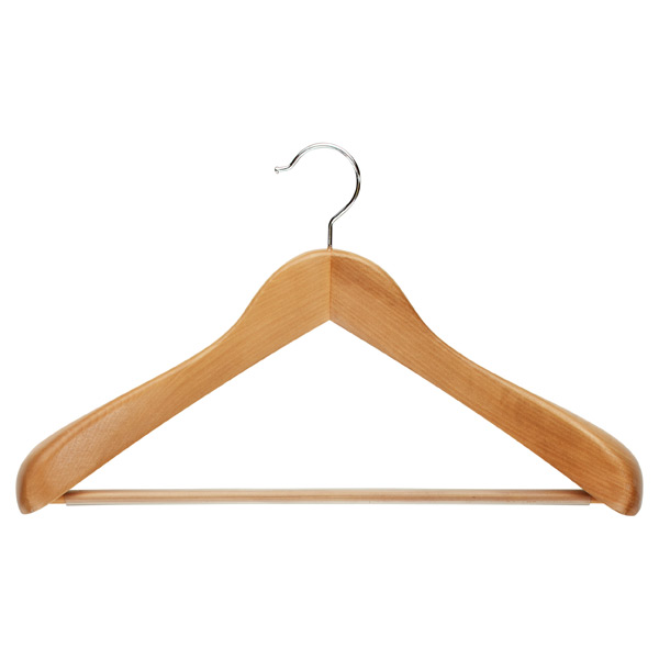 Superior Natural Wooden Coat & Suit Hangers | The Container Store