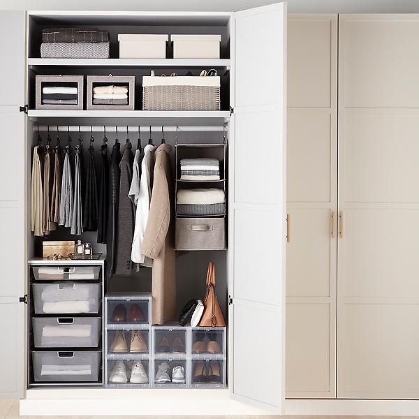 Closet Starter Kit with Grey Accessories | The Container Store