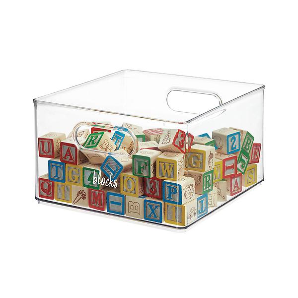 The Home Edit Large Bin Organizer Clear, 4-3/4 x 9-1/2 x 3-1/4 H | The Container Store