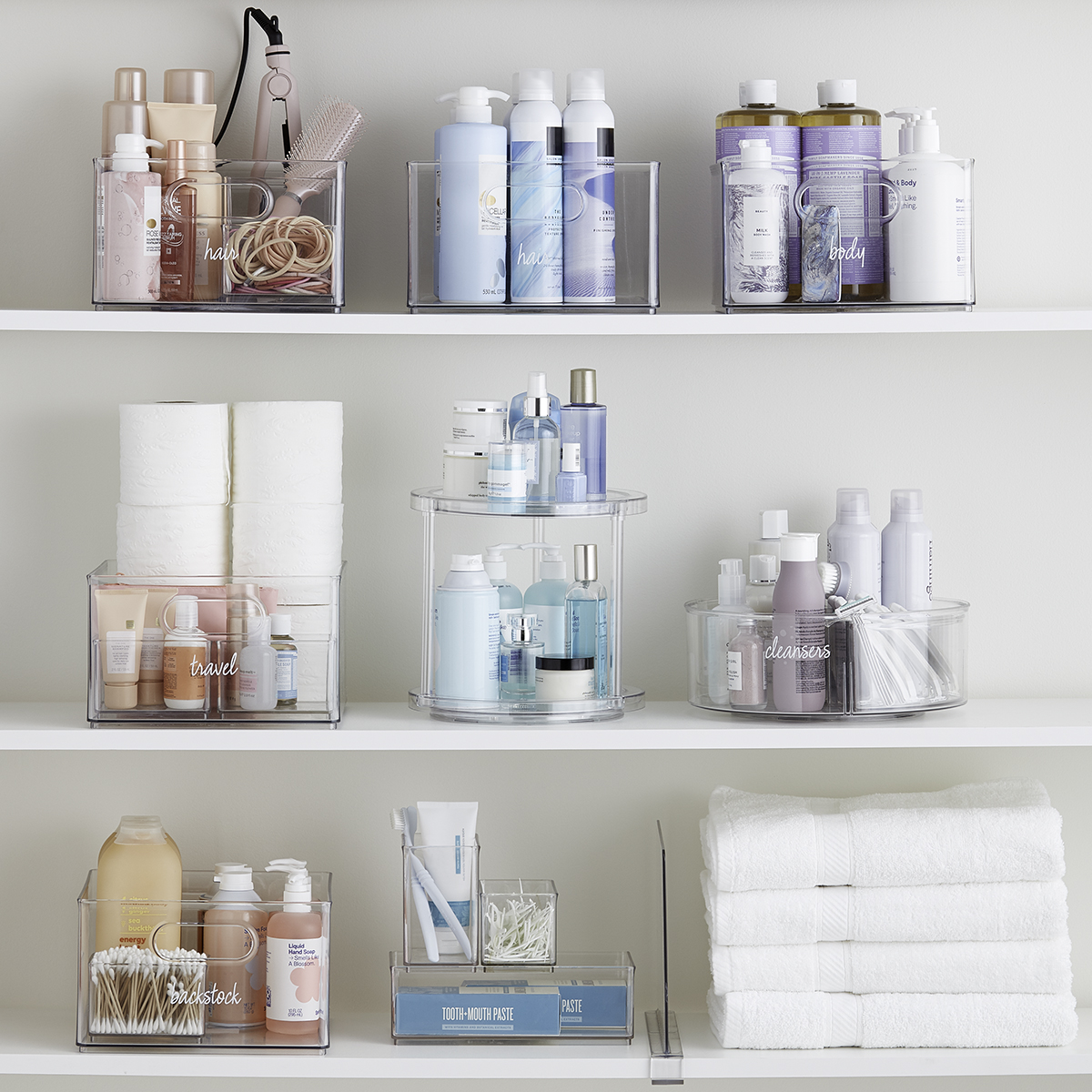 The Home Edit Bath Storage Starter Kit | The Container Store