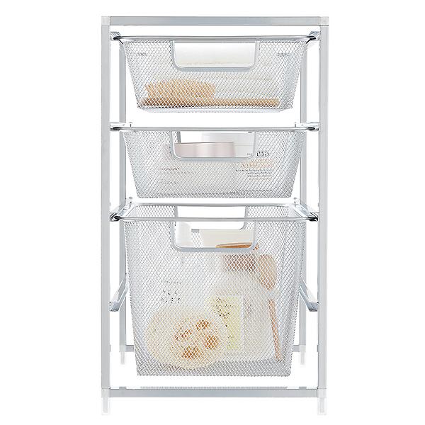 Elfa Narrow Mesh 2-Drawer Unit White - Yahoo Shopping