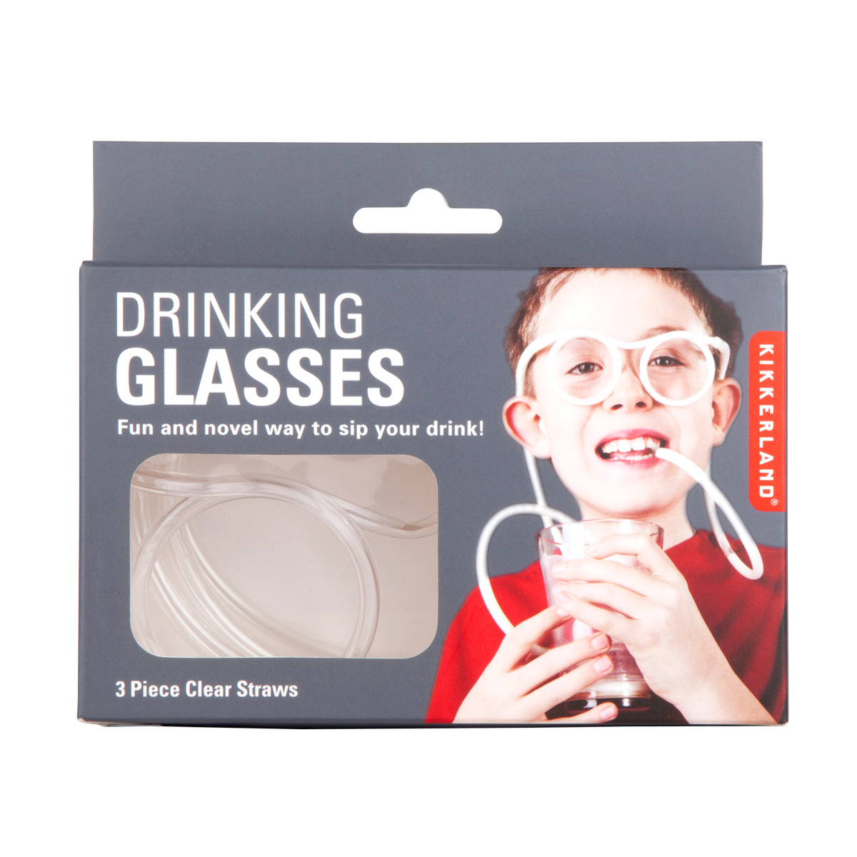 Drinking straw glasses
