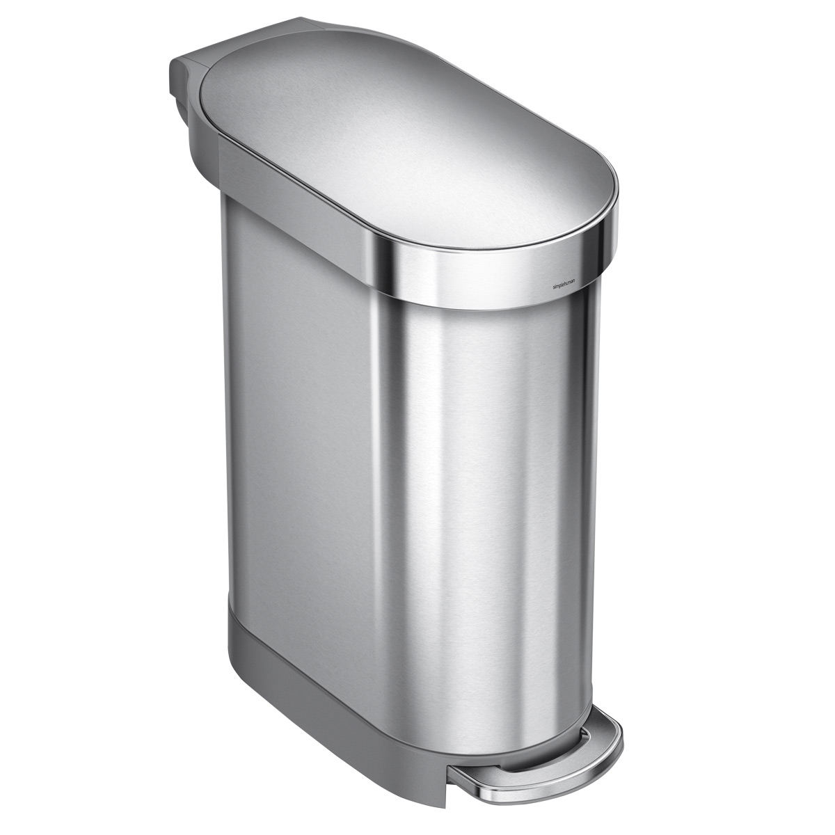 simplehuman Stainless Steel 12 gal./45L Step Trash Can | The Container Store