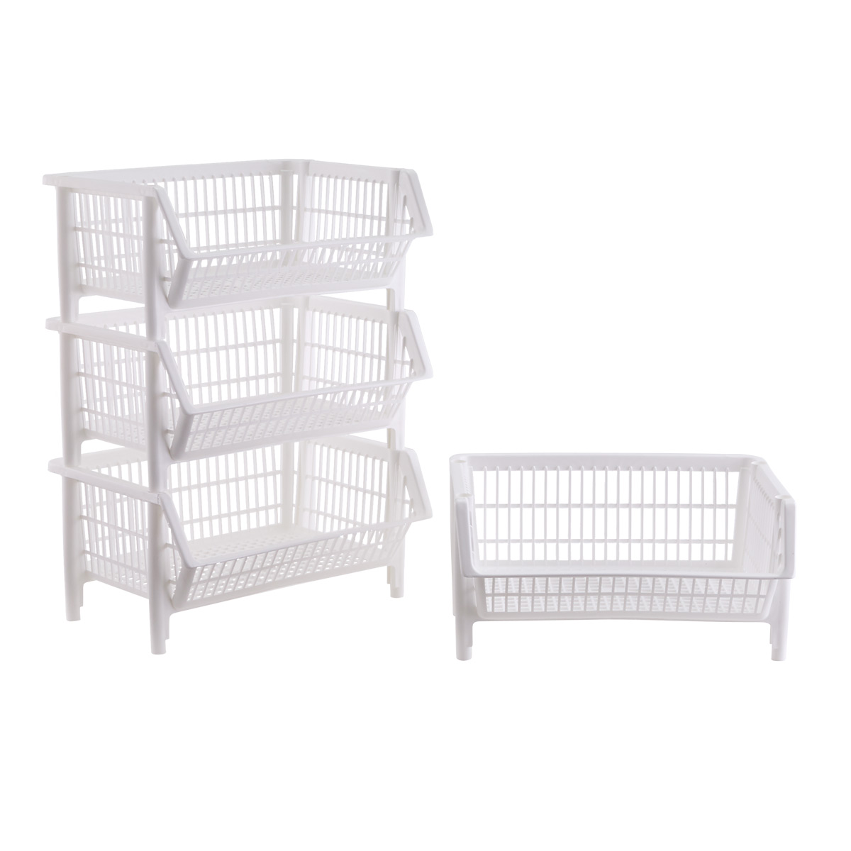 Our Stackable Baskets | The Container Store