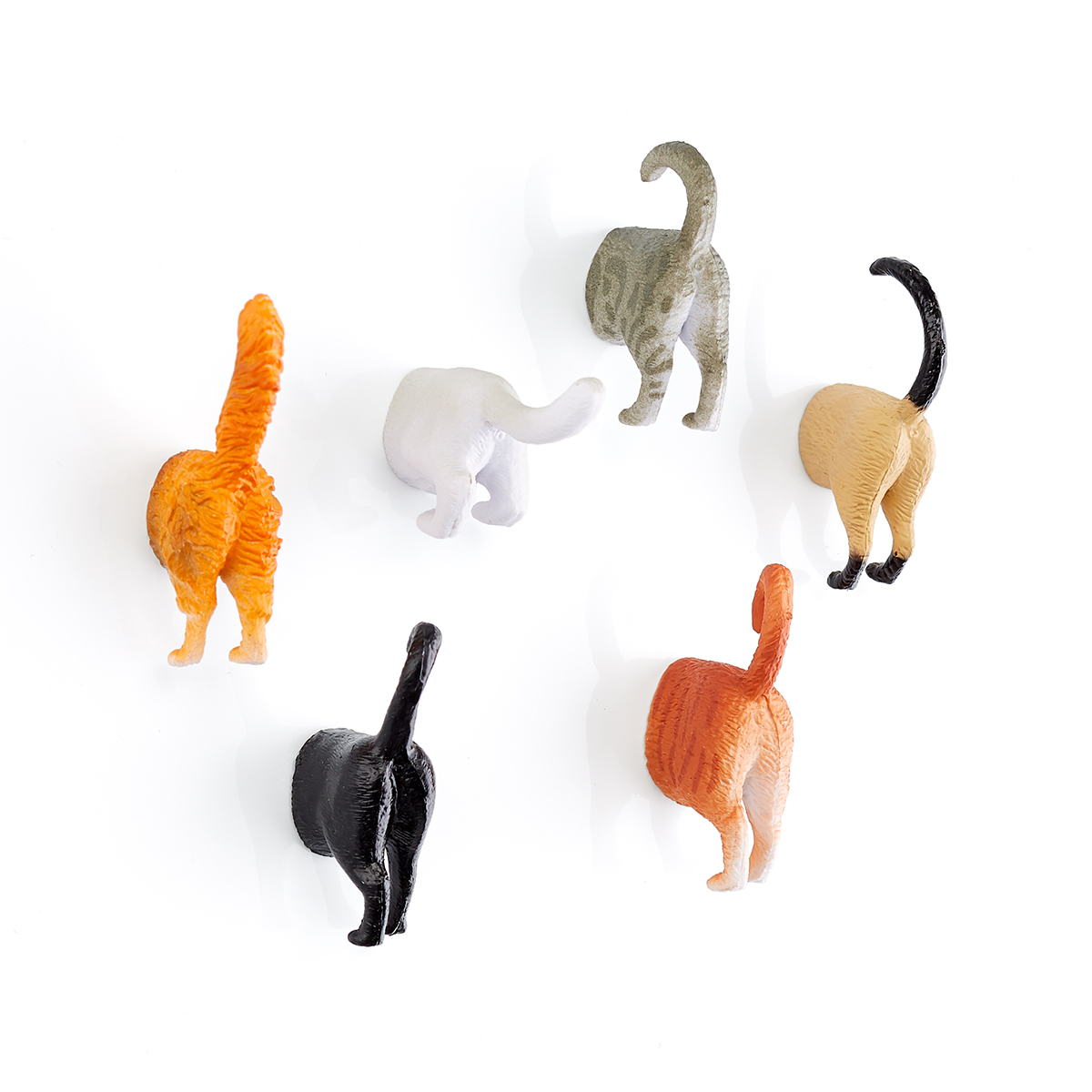 Kikkerland Cat Butt Magnets Pkg/6 | The Container Store