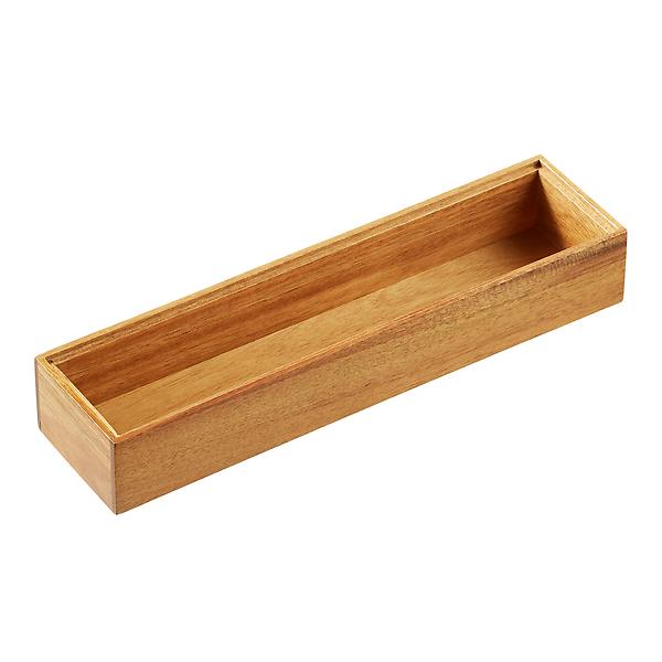 Stackable Acacia Drawer Organizers