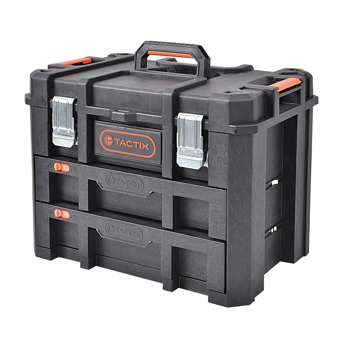 Stacking Deep Chest with Tool Inserts | The Container Store