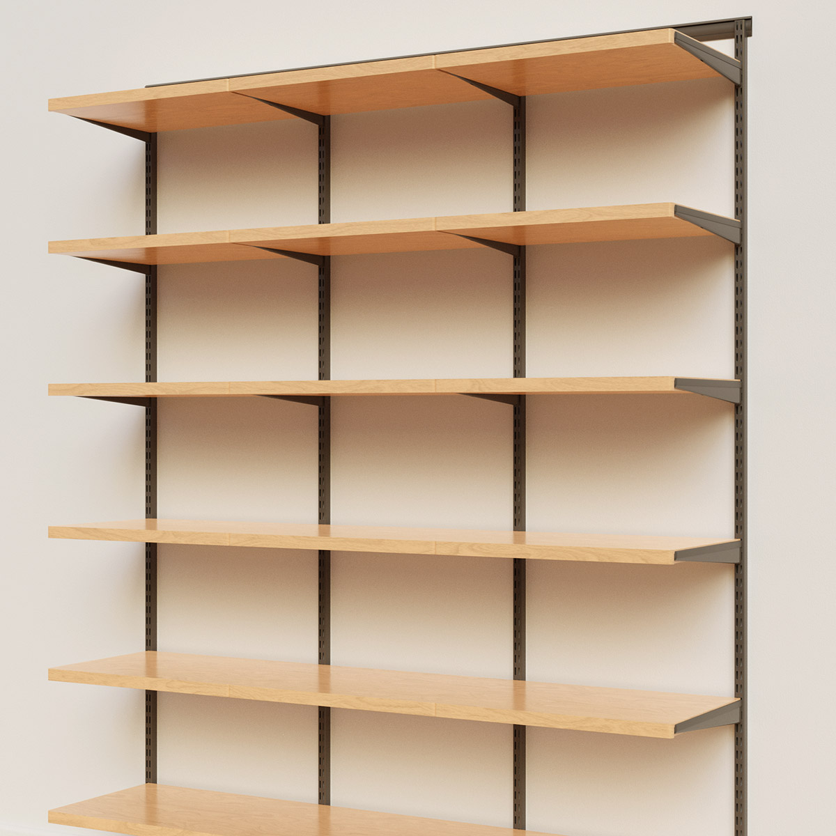 Elfa Décor 6' Graphite & Birch Basic Shelving Units for Anywhere | The  Container Store