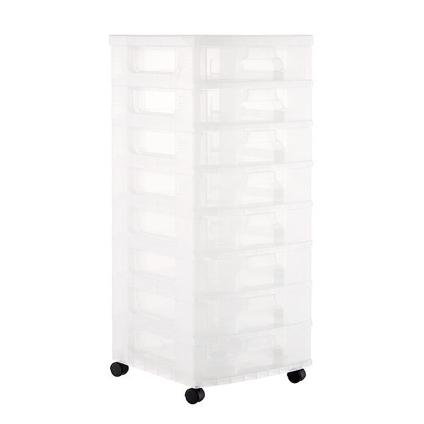 8-Drawer Rolling Cart | The Container Store
