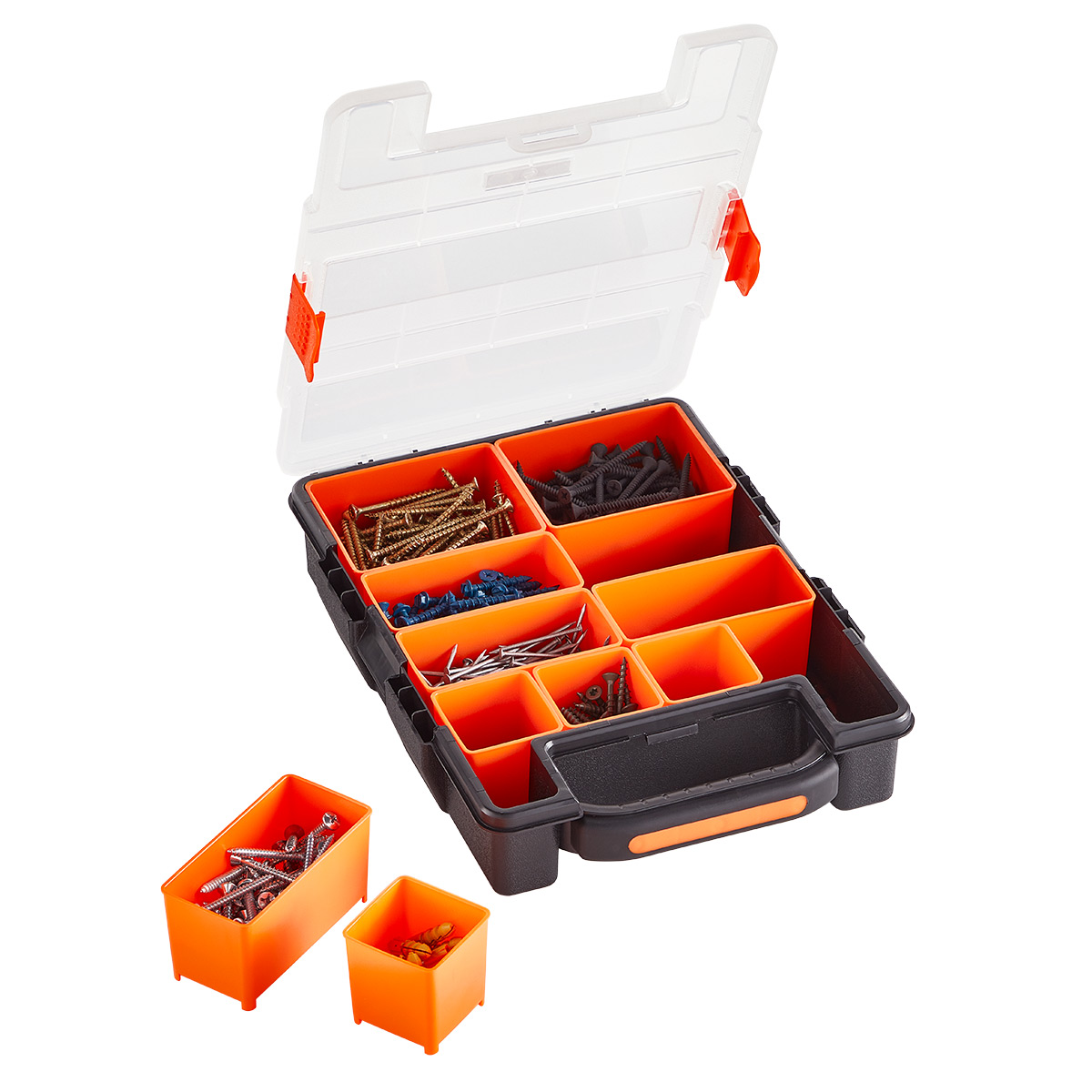 Small Parts Organizer with Removable Bins | The Container Store