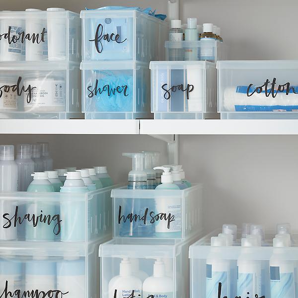 This Clear Stackable Storage Bin Set Is on Sale for $25