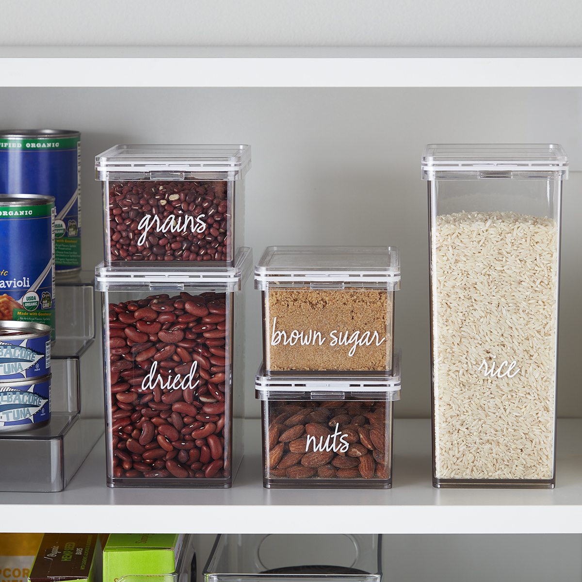 Food Storage Containers - Pantry Organization and Storage - Great