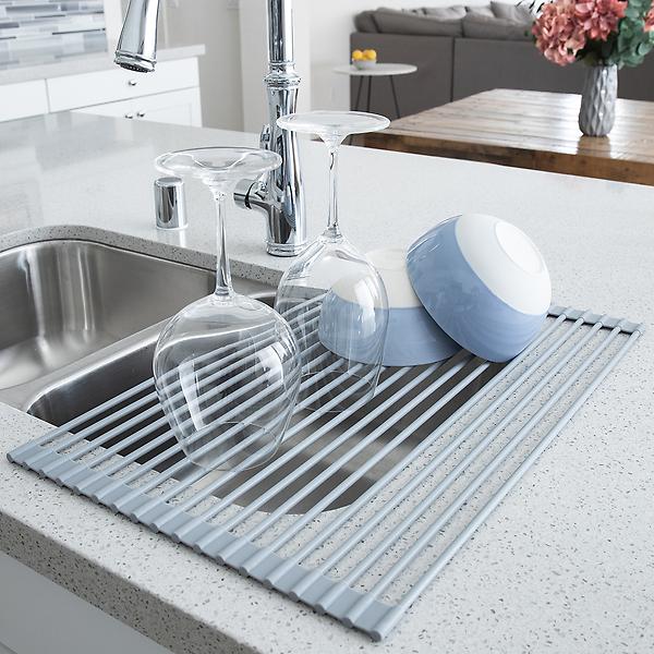  Top-it Sink Mat for more Counter Space. Rollable Sink